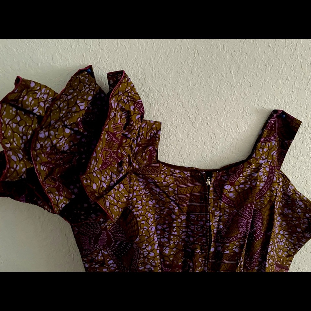 New Formal Authentic Ankara Dress from Ghana!